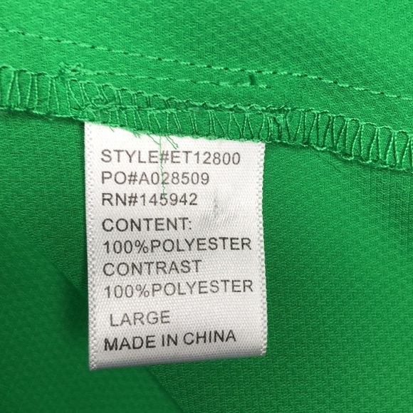 Green Baby Doll Top Large - Picture 10 of 12